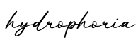 单词hydrophoria书写
