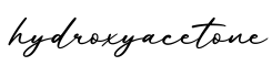 单词hydroxyacetone书写