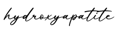 单词hydroxyapatite书写