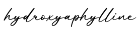 单词hydroxyaphylline书写