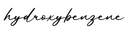 单词hydroxybenzene书写