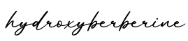 单词hydroxyberberine书写
