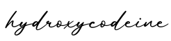 单词hydroxycodeine书写
