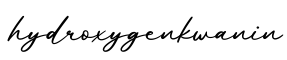 单词hydroxygenkwanin书写