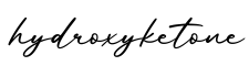 单词hydroxyketone书写