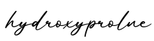 单词hydroxyprolne书写
