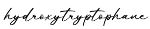 单词hydroxytryptophane书写