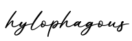 单词hylophagous书写