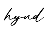 单词hynd书写