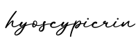 单词hyoscypicrin书写