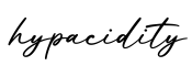 单词hypacidity书写