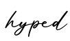 单词hyped书写