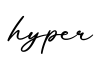 单词hyper书写