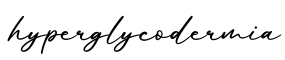 单词hyperglycodermia书写