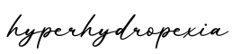 单词hyperhydropexia书写