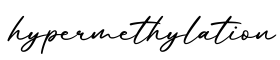 单词hypermethylation书写