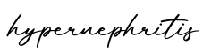 单词hypernephritis书写