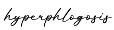 单词hyperphlogosis书写