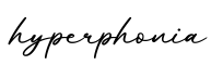 单词hyperphonia书写