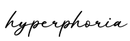单词hyperphoria书写