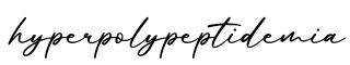 单词hyperpolypeptidemia书写