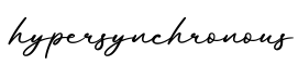 单词hypersynchronous书写