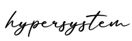 单词hypersystem书写