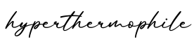 单词hyperthermophile书写