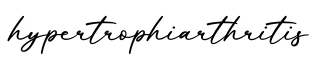单词hypertrophiarthritis书写