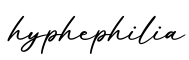 单词hyphephilia书写