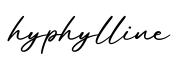 单词hyphylline书写