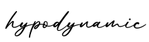 单词hypodynamic书写