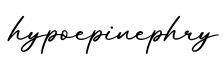 单词hypoepinephry书写