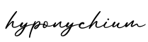 单词hyponychium书写