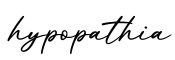 单词hypopathia书写