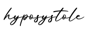 单词hyposystole书写