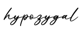 单词hypozygal书写