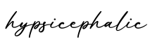 单词hypsicephalic书写