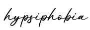 单词hypsiphobia书写