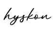单词hyskon书写