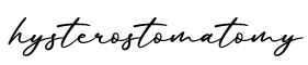 单词hysterostomatomy书写