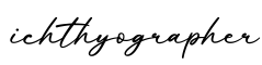 单词ichthyographer书写