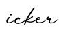 单词icker书写