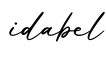单词idabel书写