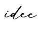 单词idec书写