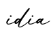 单词idia书写