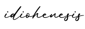 单词idiohenesis书写