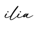 单词ilia书写