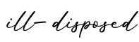 单词ill-disposed书写