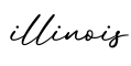 单词illinois书写